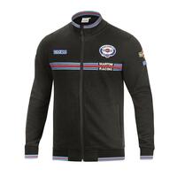 Sweaters uden Hætte til Mænd Sparco MARTINI RACING Sort Størrelse M