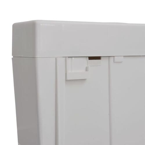 Toiletcisterne med vandindløb i bunden 3/6 l grå