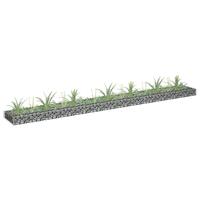 Gabion-højbed 270x30x10 cm galvaniseret stål