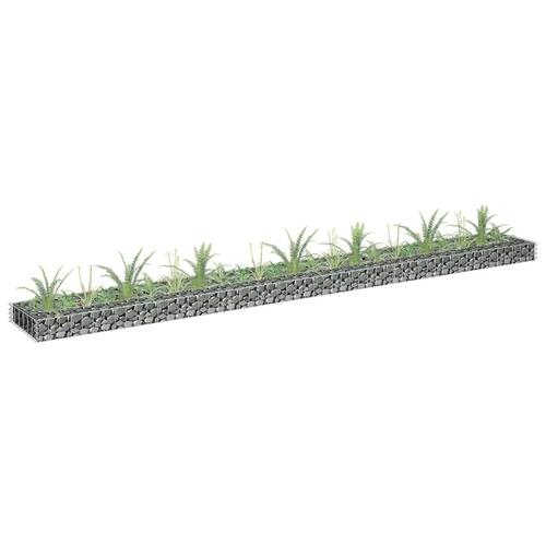 Gabion-højbed 270x30x10 cm galvaniseret stål