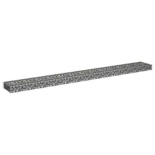 Gabion-højbed 270x30x10 cm galvaniseret stål