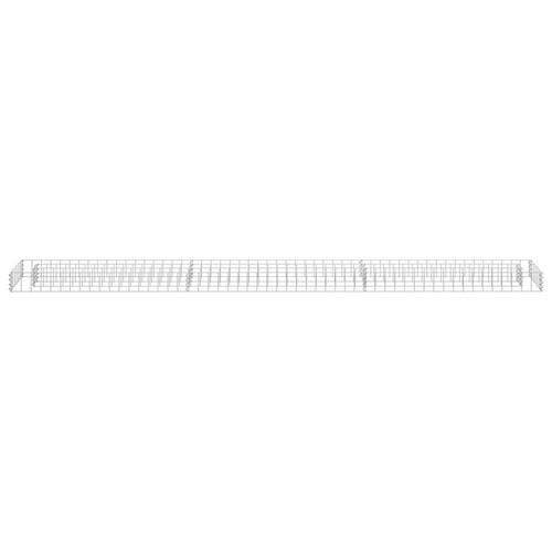 Gabion-højbed 270x30x10 cm galvaniseret stål