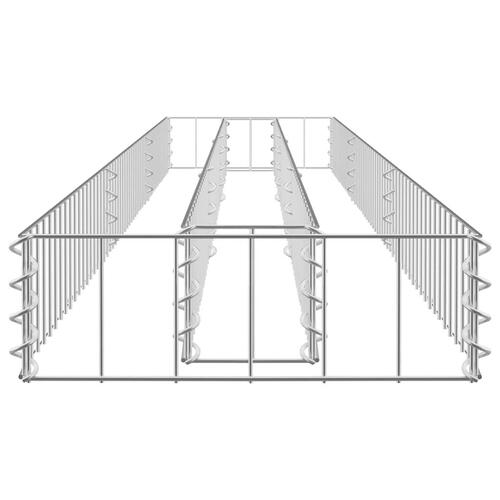 Gabion-højbed 270x30x10 cm galvaniseret stål