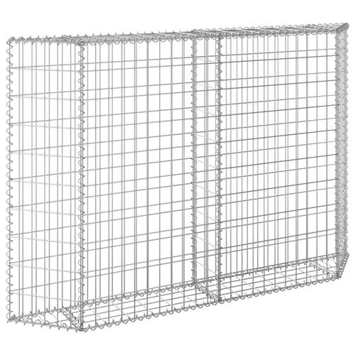 Gabion-højbed 150x20x100 cm trapezformet galvaniseret stål