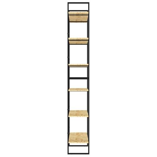 Reol 100x30x210 cm massivt fyrretræ