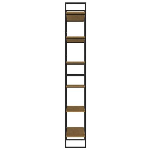 Reol 100x30x210 cm massivt fyrretræ