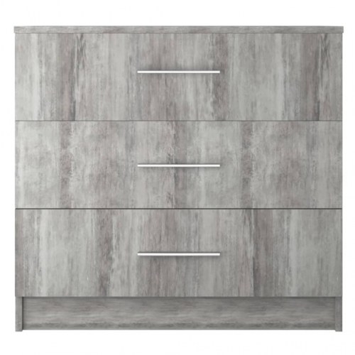 Kommode 71x35x68 cm konstrueret træ betongrå