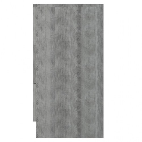 Kommode 71x35x68 cm konstrueret træ betongrå