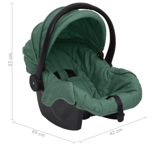 Babyautostol 42x65x57 cm grøn