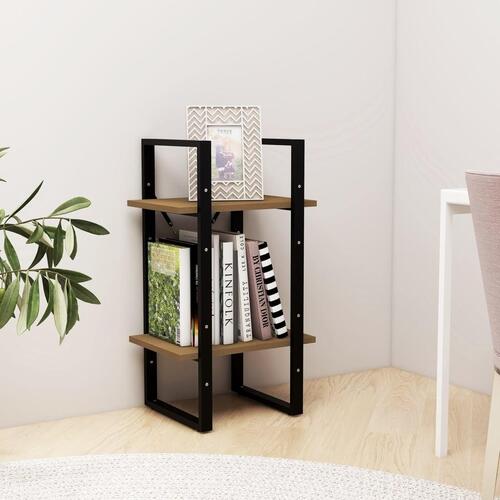 Bogreol 40x30x70 cm 2 hylder massivt fyrretræ
