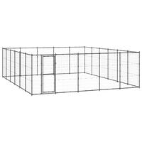Udendørs hundebur 36,3 m² stål