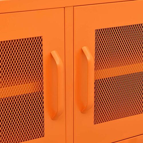 Tv-skab 105x35x50 cm stål Orange