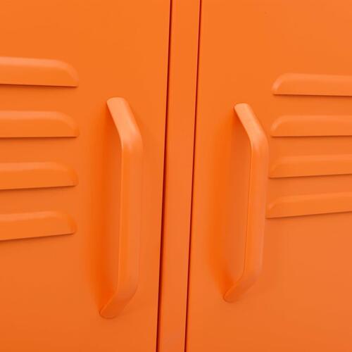 Tv-skab 105x35x50 cm stål Orange