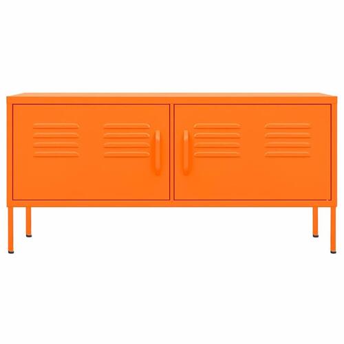 Tv-skab 105x35x50 cm stål Orange