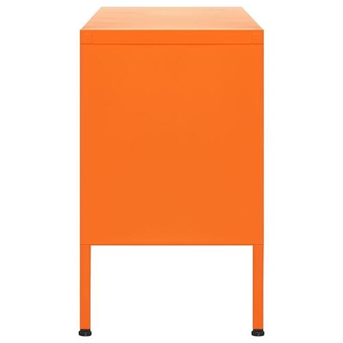 Tv-skab 105x35x50 cm stål Orange