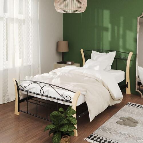 Sengestel 100x200 cm metal sort