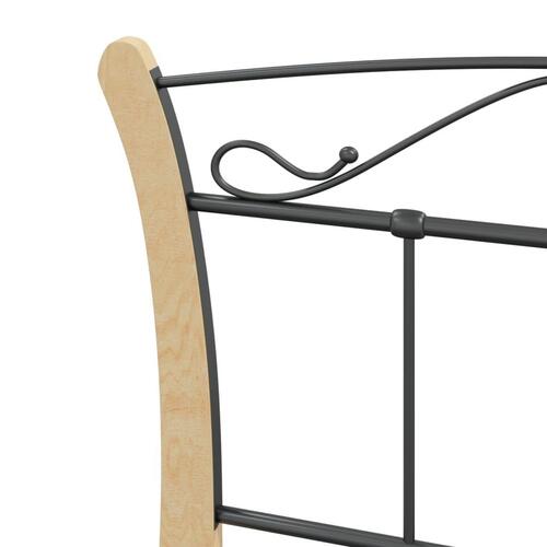Sengestel 100x200 cm metal sort
