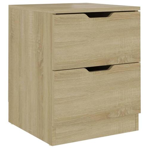 Sengeskab 40x40x50 cm spånplade sonoma-eg