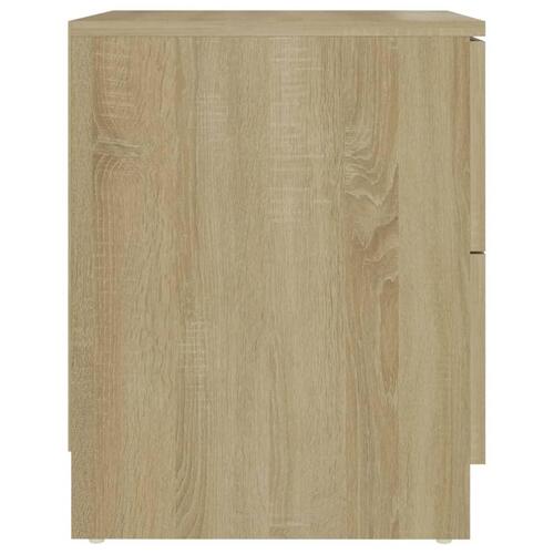 Sengeskab 40x40x50 cm spånplade sonoma-eg