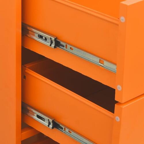 Kommode 80x35x101,5 cm Orange