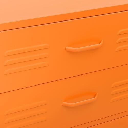 Kommode 80x35x101,5 cm Orange