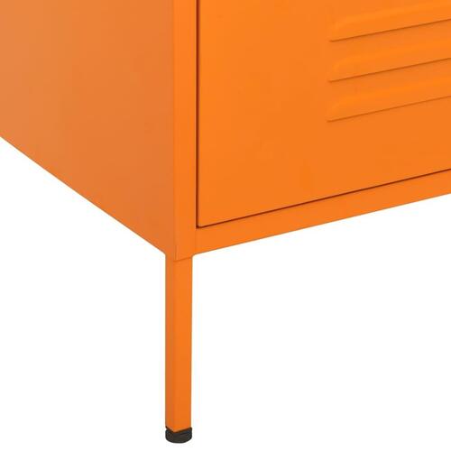 Kommode 80x35x101,5 cm Orange