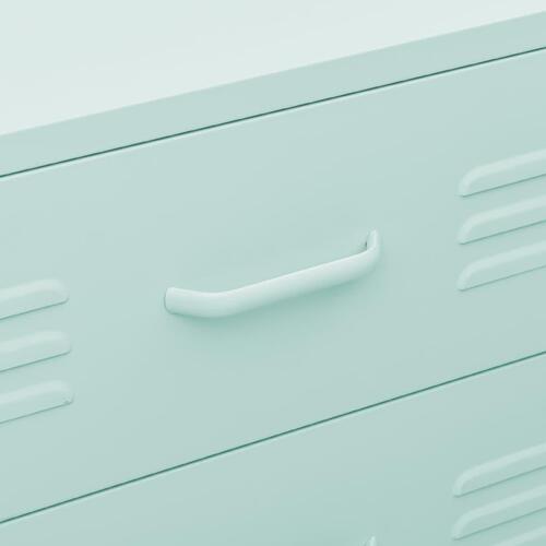 Kommode 80x35x101,5 cm Mintgrøn
