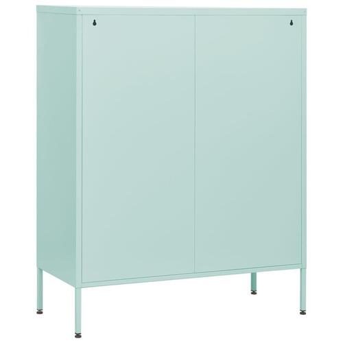 Kommode 80x35x101,5 cm Mintgrøn