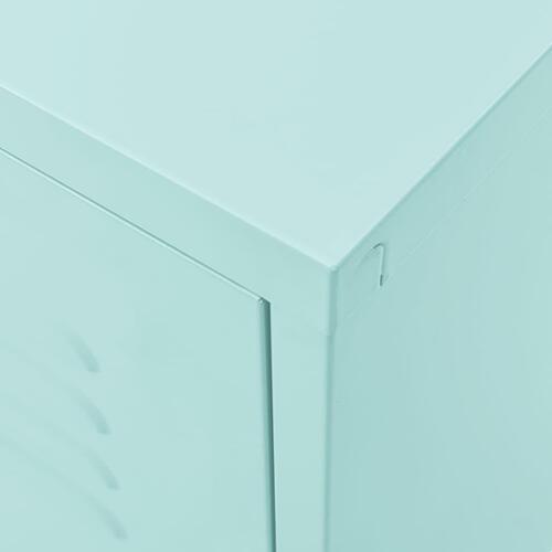Tv-skab 105x35x50 cm stål Mintgrøn