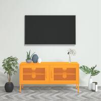 Tv-skab 105x35x50 cm stål Sennepsgul
