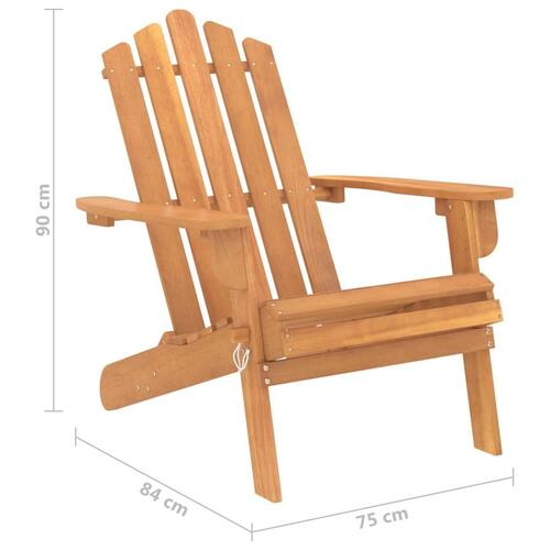 Adirondack-havestol massivt akacietræ