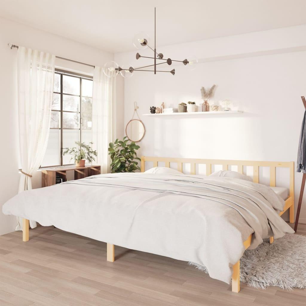 Sengeramme 180x200 cm massivt fyrretræ