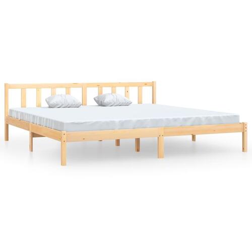 Sengeramme 180x200 cm massivt fyrretræ