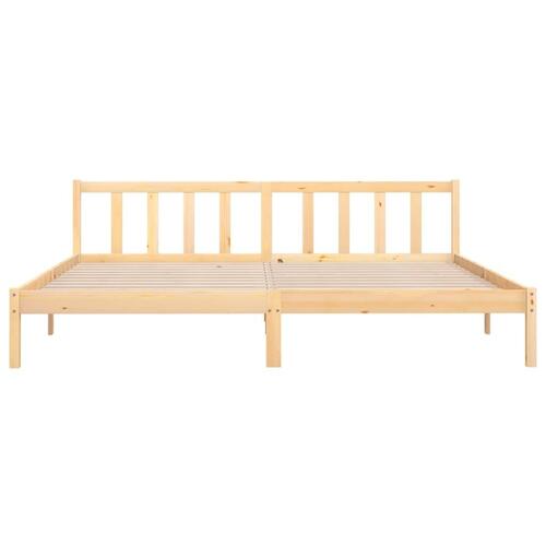 Sengeramme 180x200 cm massivt fyrretræ