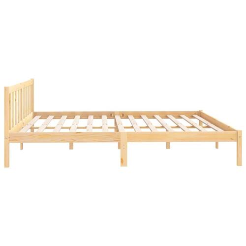 Sengeramme 180x200 cm massivt fyrretræ