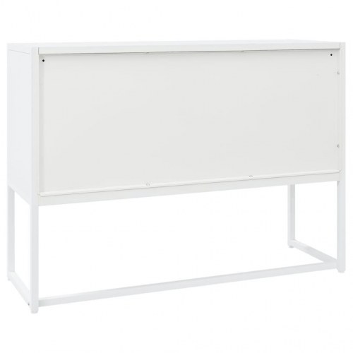 Skænk 105x35x75 cm stål hvid