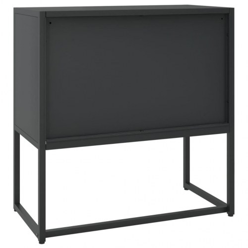 Skænk i stål - 75 × 35 × 75 cm, sort
