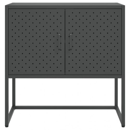 Skænk 75×35×75 cm i stål - antracitgrå