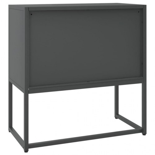 Skænk 75×35×75 cm i stål - antracitgrå