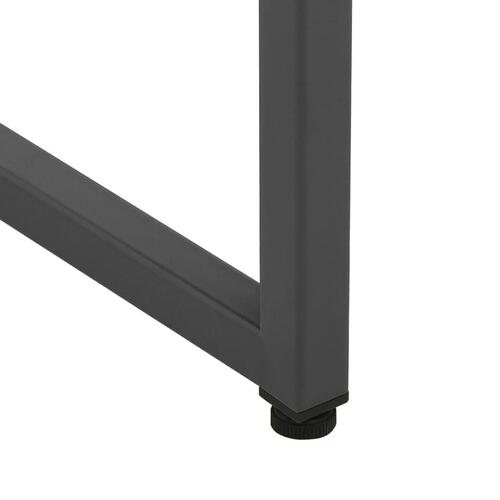 Højskab 80x35x135 cm stål og hærdet glas antracitgrå