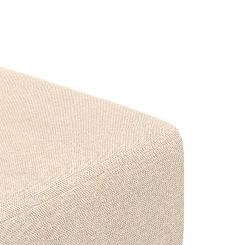 2-personers sovesofa stof cremefarvet