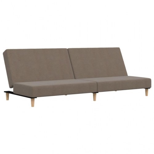 2-personers sovesofa stof gråbrun