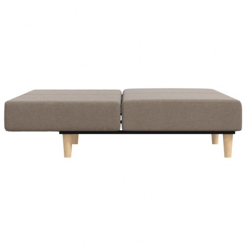 2-personers sovesofa stof gråbrun