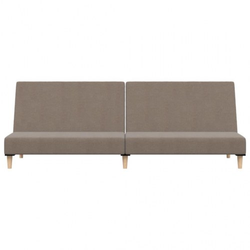 2-personers sovesofa stof gråbrun