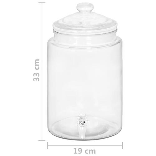 Drikkevaredispenser 5800 ml glas