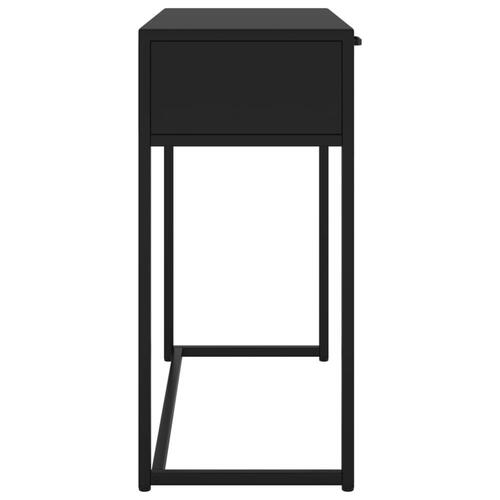 Konsolbord 72x35x75 cm stål sort