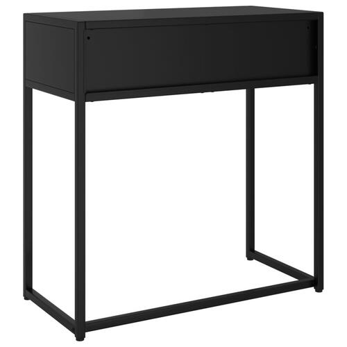 Konsolbord 72x35x75 cm stål sort