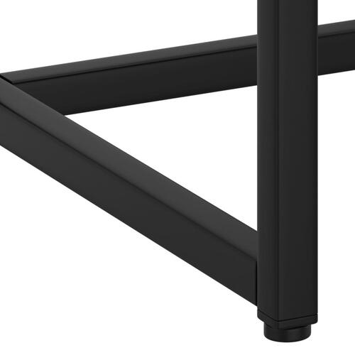 Konsolbord 72x35x75 cm stål sort