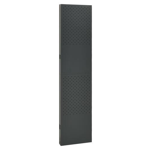 4-panels rumdeler 160x180 cm stål antracitgrå