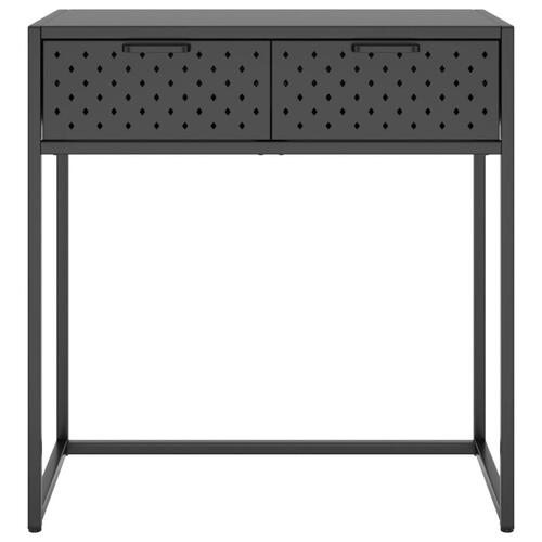 Konsolbord 72x35x75 cm stål antracitgrå